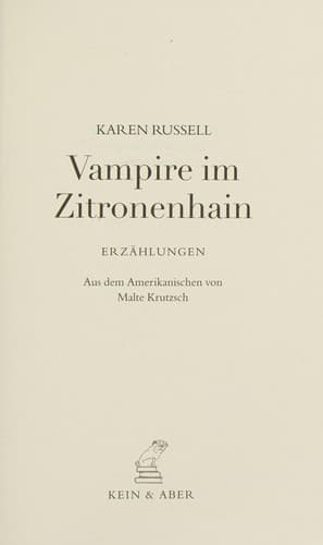 Tapa de Vampire im Zitronenhain