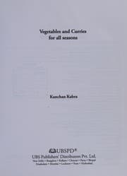 Tapa de Vegetables and Curries For All Seasons