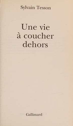 Tapa de Vie a Coucher Dehors