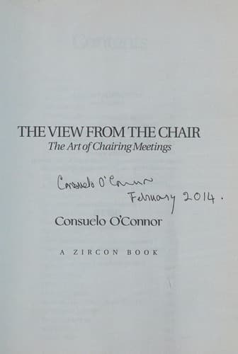 Tapa de The view from the chair