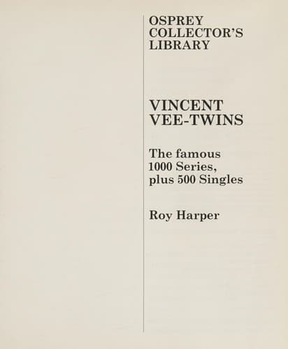 Tapa de Vincent Vee Twn