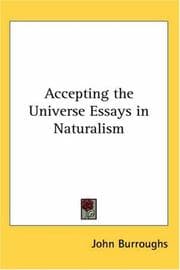 Tapa de Accepting the Universe Essays in Naturalism