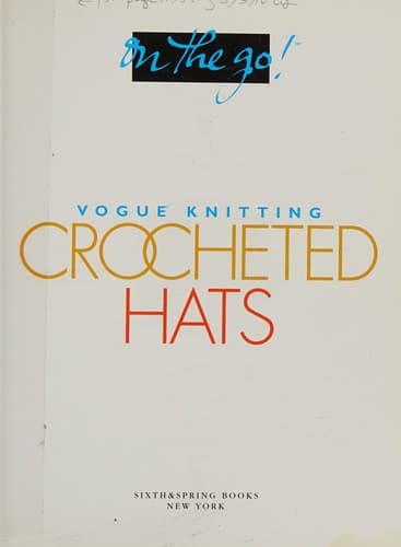 Tapa de Vogue knitting crocheted hats