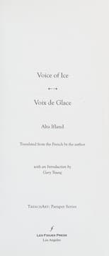 Tapa de Voice of Ice/ Voix De Glace