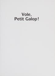 Tapa de Vole, petit Galop!