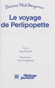 Tapa de VOYAGE DE PERLIPOPETTE -LE