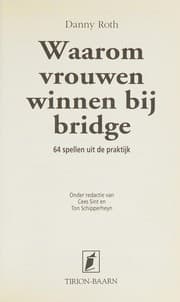 Tapa de Waarom vrouwen winnen bij bridge
