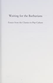 Tapa de Waiting for the Barbarians