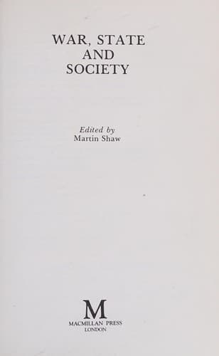 Tapa de War, state, and society