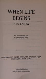 Tapa de When life begins