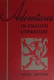 Tapa de Adventures in English literature--Third edition