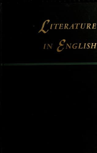 Tapa de Literature in English