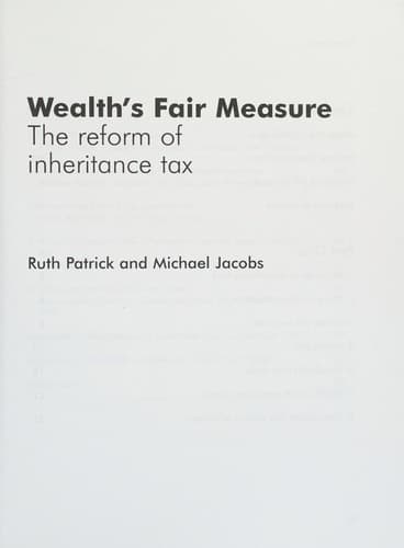 Tapa de Wealth's fair measure