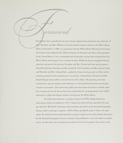 Tapa de The White House
