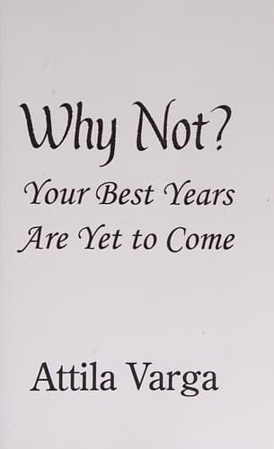 Tapa de Why Not?