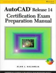 Tapa de AutoCad release 14 certification exam preparation manual