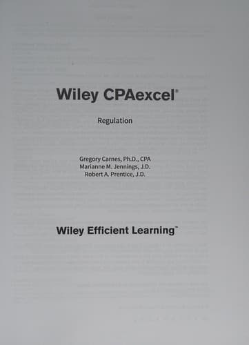 Tapa de Wiley CPAexcel Exam Review