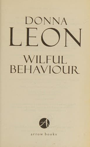 Tapa de Wilful Behaviour