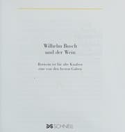 Tapa de Wilhelm Busch und der Wein