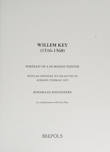 Tapa de Willem Key, 1516-1568