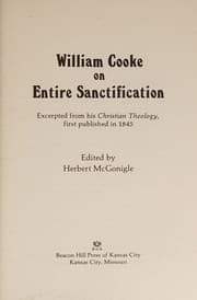 Tapa de William Cooke on entire sanctification