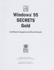 Tapa de Windows¨ 95 SECRETS¨ (Electronic Edition)