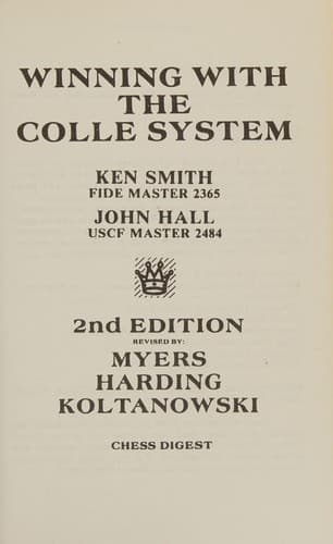 Tapa de Winning with the Colle system