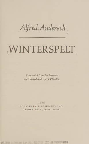 Tapa de Winterspelt