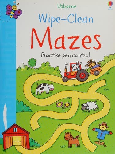 Tapa de Wipe-Clean Mazes