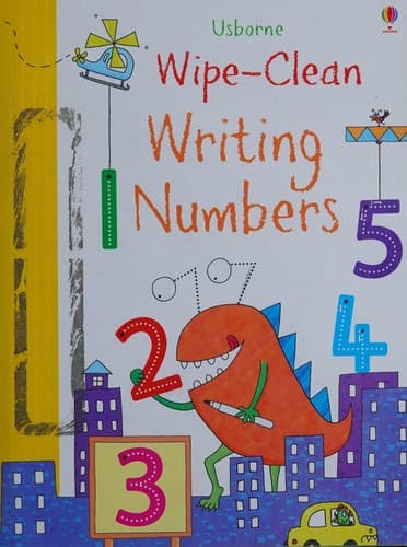 Tapa de Wipe-Clean Writing Numbers