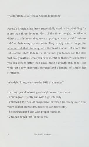 Tapa de Workout : 80/20 Workout
