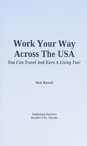 Tapa de Work Your Way Across the USA