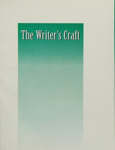 Tapa de The Writer's Craft