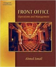 Tapa de Front office operations and management