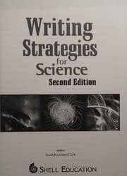 Tapa de Writing Strategies for Science