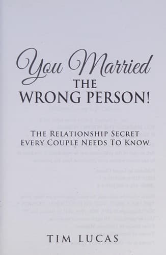 Tapa de You Married the Wrong Person!