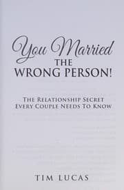 Tapa de You Married the Wrong Person!