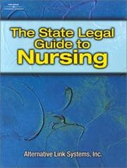 Tapa de The State Legal Guide to Nursing