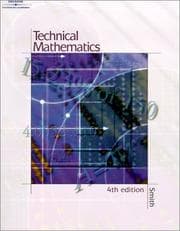 Tapa de Technical Mathematics- Softcover