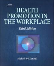 Tapa de Health Promotion In The Workplace