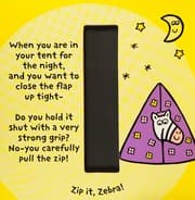 Tapa de Zip It, Zebra