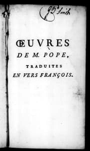 Tapa de Les principes de la morale et du goût, traduits de l'anglois de M. Pope, par M. l'Abbé du Resnel