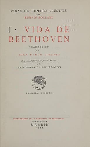 Tapa de Vida de Beethoven