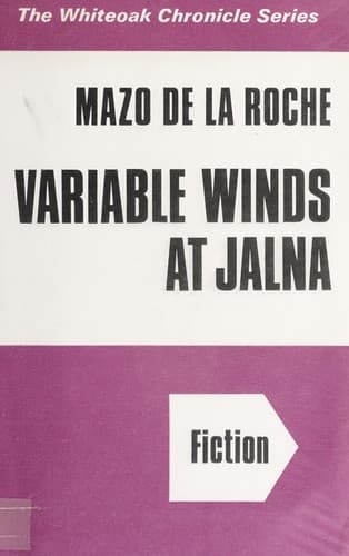 Tapa de Variable Winds at Jalna (Whiteoak Chronicles Ser)