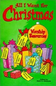 Tapa de All I want for Christmas-- worship resources