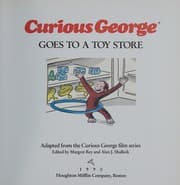 Tapa de Curious George goes to a toy store