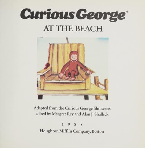 Tapa de Curious George at the beach