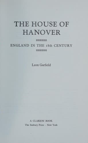 Tapa de House of Hanover