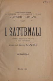 Tapa de I saturnali