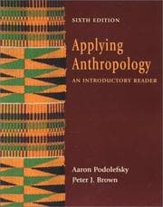 Tapa de Applying anthropology